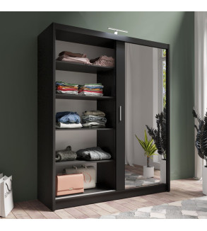 GABA PREMIUM PS 180 cm Sliding Door Wardrobe with Mirror