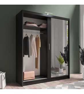 GABA PREMIUM PS 180 cm Sliding Door Wardrobe with Mirror