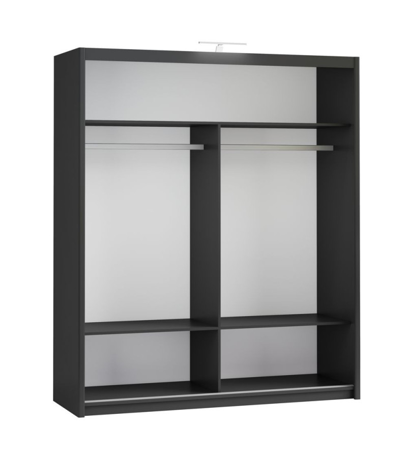 GABA PREMIUM PS 180 cm Sliding Door Wardrobe with Mirror