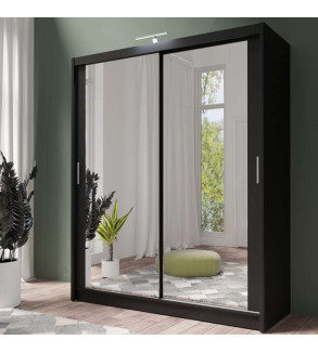 GABA PREMIUM PS 180 cm Sliding Door Wardrobe with Mirror