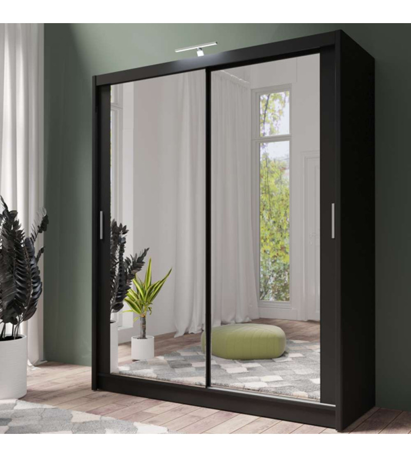 GABA PREMIUM PS 180 cm Sliding Door Wardrobe with Mirror