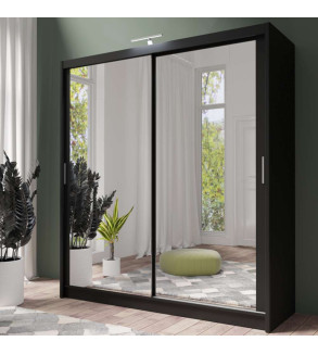 GABA PREMIUM PS 203 cm Sliding Door Wardrobe with Mirror