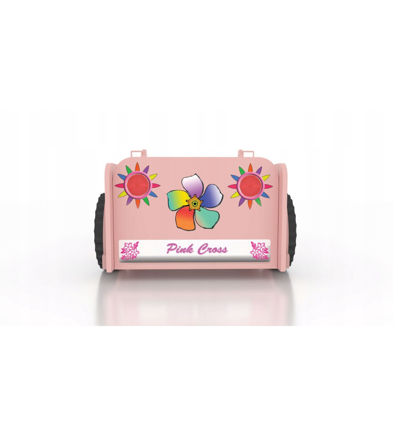 Gaba JEEP PINK Car Children's Baby Bed with Mattress