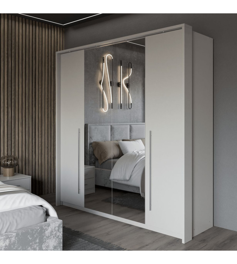 GABA PREMIUM BM 210 cm Sliding Door Wardrobe with Mirror