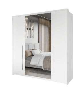 GABA PREMIUM BM 210 cm Sliding Door Wardrobe with Mirror