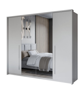 GABA PREMIUM BM 256 cm Sliding Door Wardrobe with Mirror