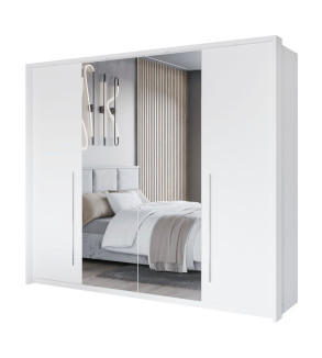 GABA PREMIUM BM 256 cm Sliding Door Wardrobe with Mirror