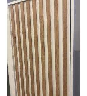 Gaba BA D2 Lux  White / Oak 100cm Wardrobe