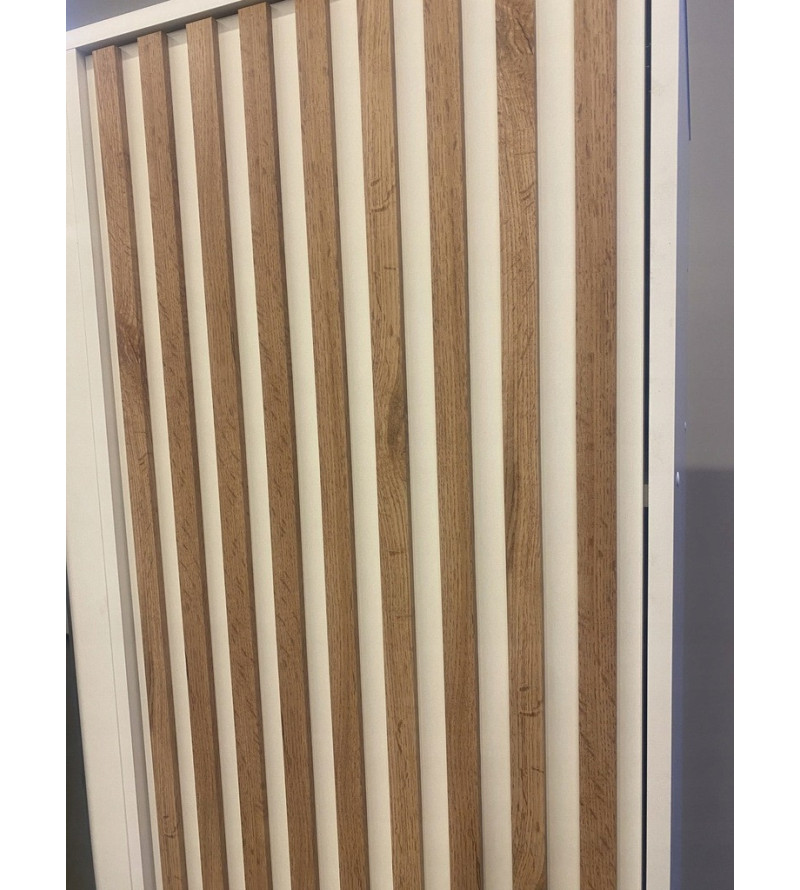 Gaba BA D2 Lux  White / Oak 100cm Wardrobe