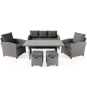 GABA Garden Furniture Set GENE 6 Seater Set with Table