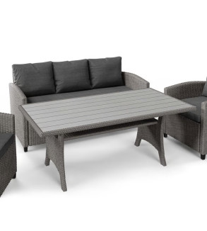 GABA Garden Furniture Set GENE 6 Seater Set with Table