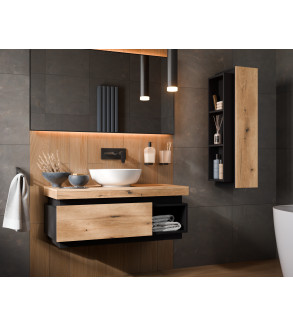 Gaba Kaya Bathroom Cabinet Set Sink Gabinet + 1 Sides Cabinet
