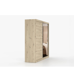 Gaba WE 2D 233 cm Sliding Door Wardrobe with Mirror