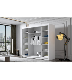 GABA EO7 200 cm Sliding Door Wardrobe