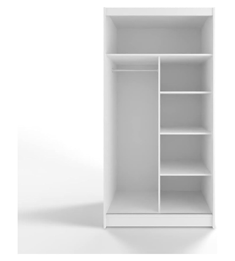 GABA L2 120 cm Sliding Door Wardrobe with Mirror