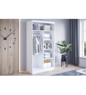 GABA K6 100 cm Sliding Door Wardrobe with Mirror