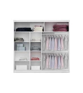 GABA PREMIUM LN2 200 cm Sliding Door Wardrobe with Mirror
