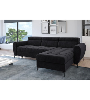 GABA BJORN SOFA L Shaped Universal Corner Sofa Bed Graphite  ( 97 )