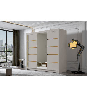 GABA EO6 200 cm Sliding Door Wardrobe with Mirror