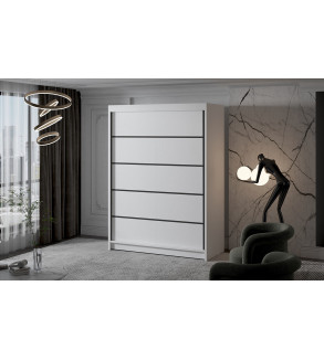 GABA MI4 150 cm Sliding Door Wardrobe