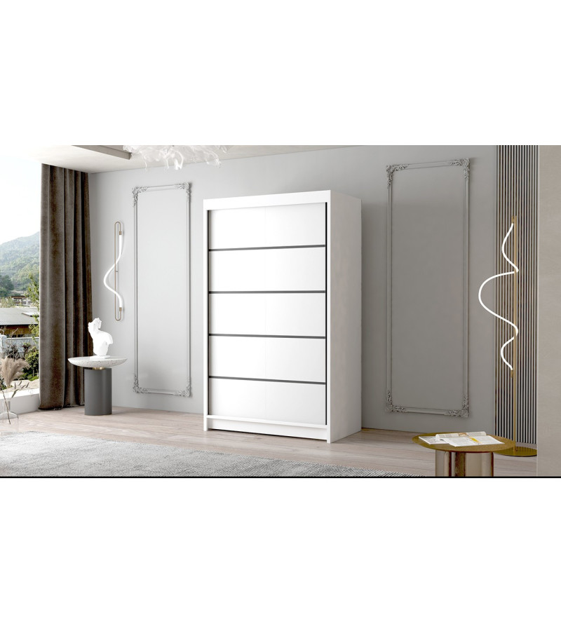 GABA FA4 120 cm Sliding Door Wardrobe