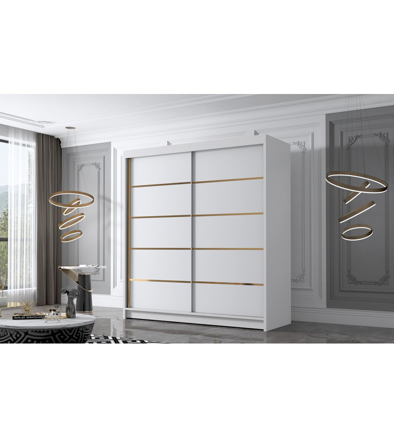 GABA BI4 180 cm Sliding Door Wardrobe