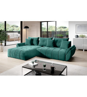 GABA VIGO VELVET L-Shaped Universal Corner Sofa Bed