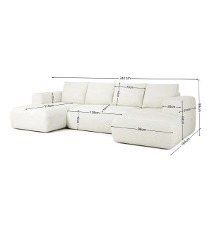 GABA LAMI U-Shaped Corner Sofa