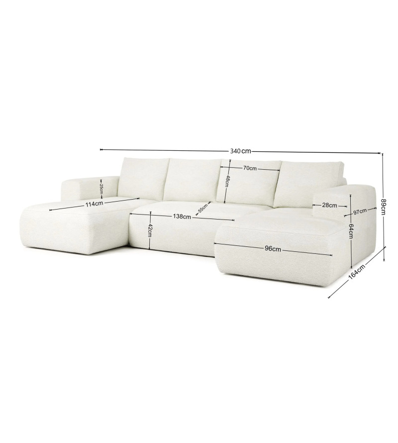 GABA LAMI U-Shaped Corner Sofa