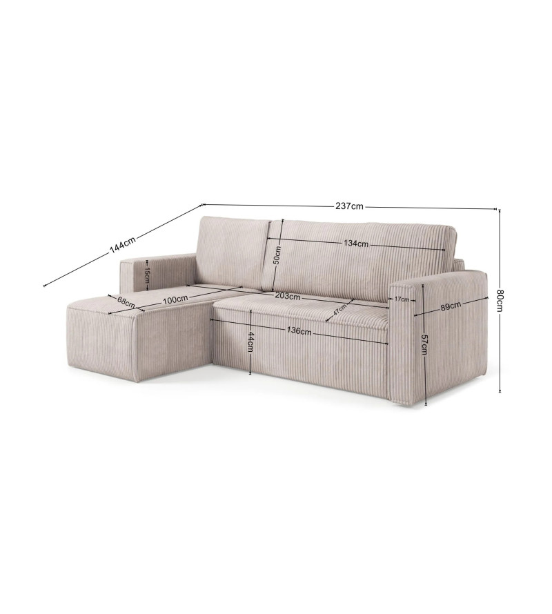 GABA MIMIR L-Shaped Corner Sofa