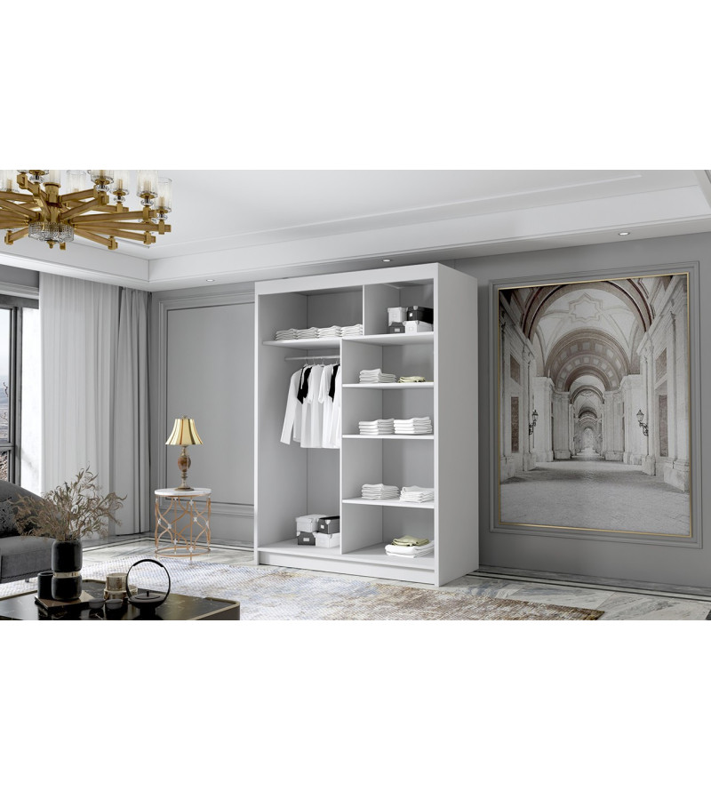 GABA LO4 120 cm Sliding Door Wardrobe