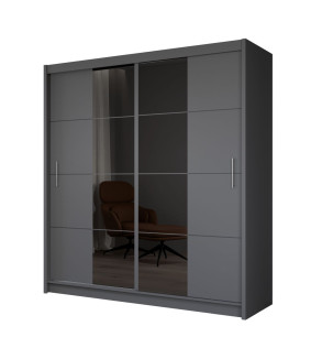 GABA PREMIUM PRTO 200 cm Sliding Door Wardrobe with Mirror