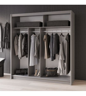 GABA PREMIUM PRTO 200 cm Sliding Door Wardrobe with Mirror