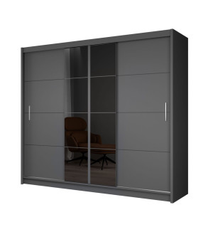 GABA PREMIUM PRTO 250 cm Sliding Door Wardrobe with Mirror