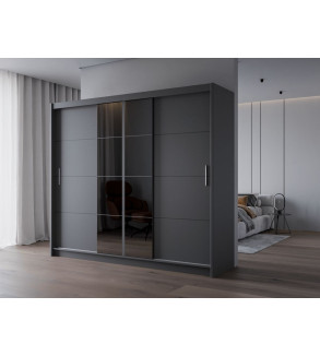 GABA PREMIUM PRTO 250 cm Sliding Door Wardrobe with Mirror