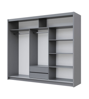 GABA PREMIUM PRTO 250 cm Sliding Door Wardrobe with Mirror