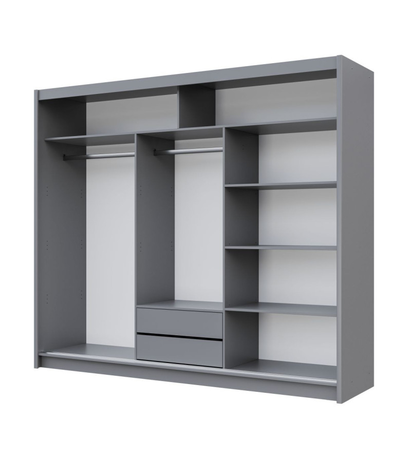 GABA PREMIUM PRTO 250 cm Sliding Door Wardrobe with Mirror