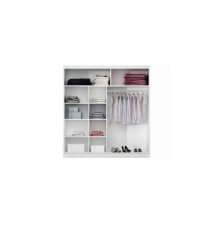 GABA PREMIUM LN2 250 cm Sliding Door Wardrobe with Mirror