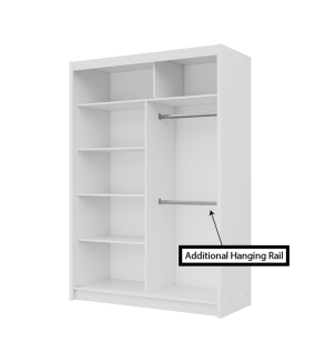 GABA PREMIUM VTA 150 cm Sliding Door Wardrobe with Mirror