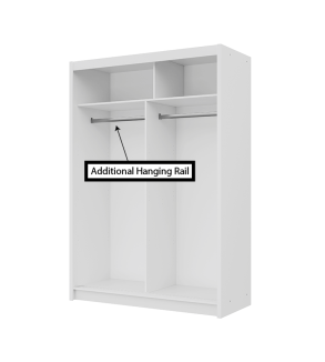 GABA PREMIUM VTA 150 cm Sliding Door Wardrobe with Mirror