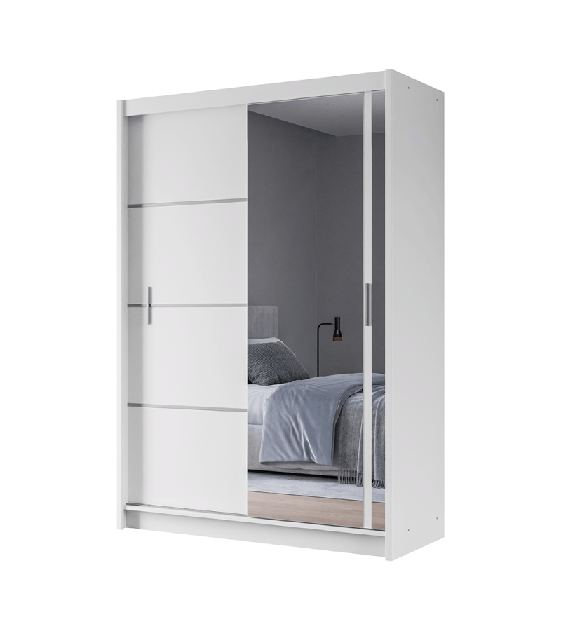 GABA PREMIUM VTA 150 cm Sliding Door Wardrobe with Mirror