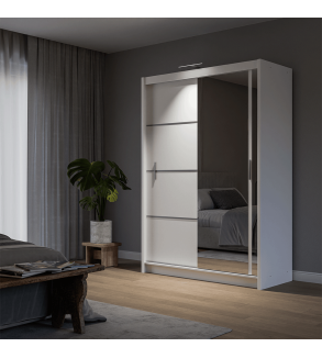GABA PREMIUM VTA 150 cm Sliding Door Wardrobe with Mirror