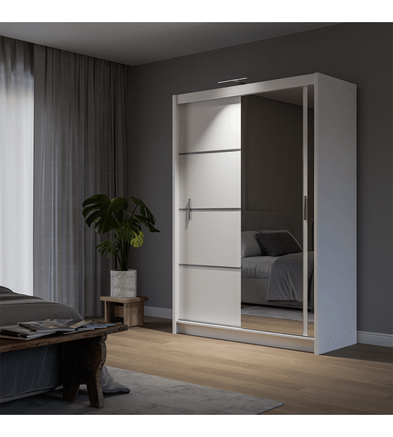 GABA PREMIUM VTA 150 cm Sliding Door Wardrobe with Mirror