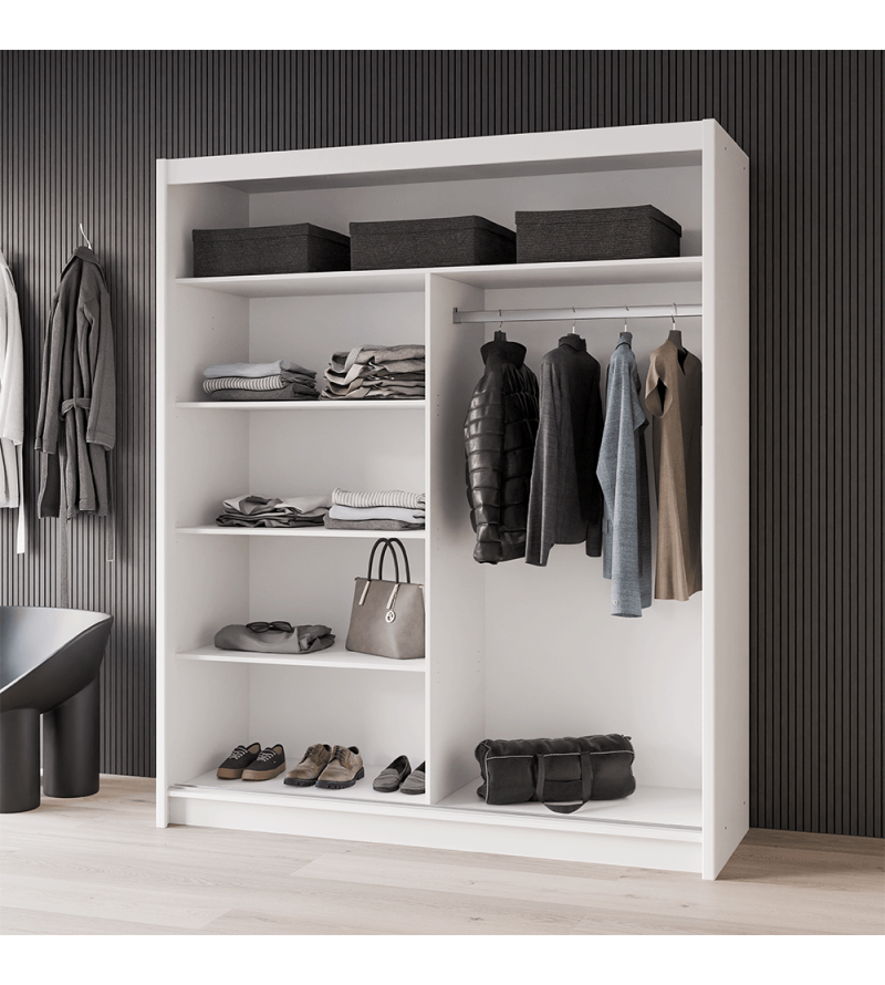 GABA PREMIUM VTA 180 cm Sliding Door Wardrobe with Mirror
