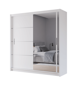 GABA PREMIUM VTA 200 cm Sliding Door Wardrobe with Mirror