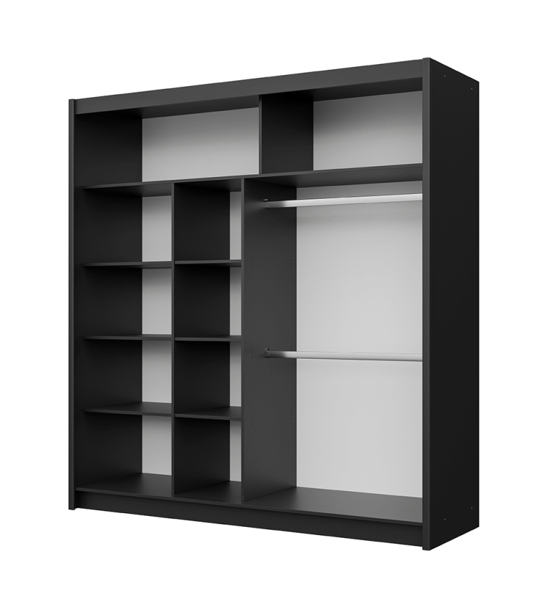 GABA PREMIUM VTA 200 cm Sliding Door Wardrobe with Mirror