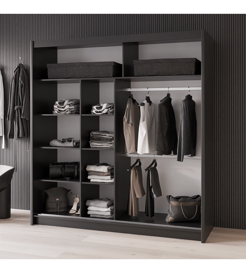 GABA PREMIUM VTA 200 cm Sliding Door Wardrobe with Mirror