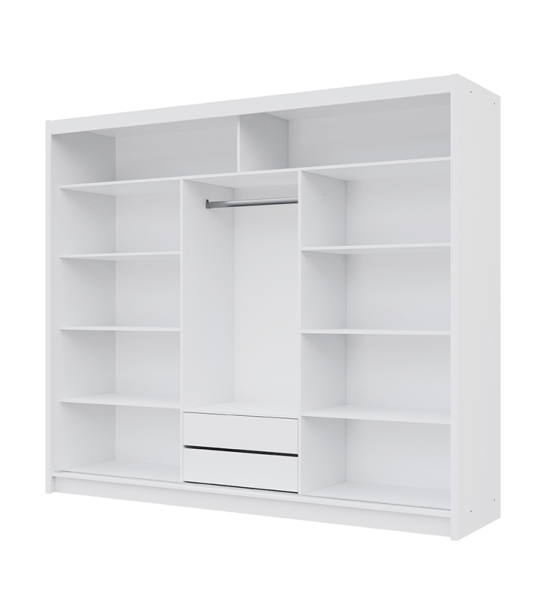 GABA PREMIUM VTA 250 cm Sliding Door Wardrobe with Mirror