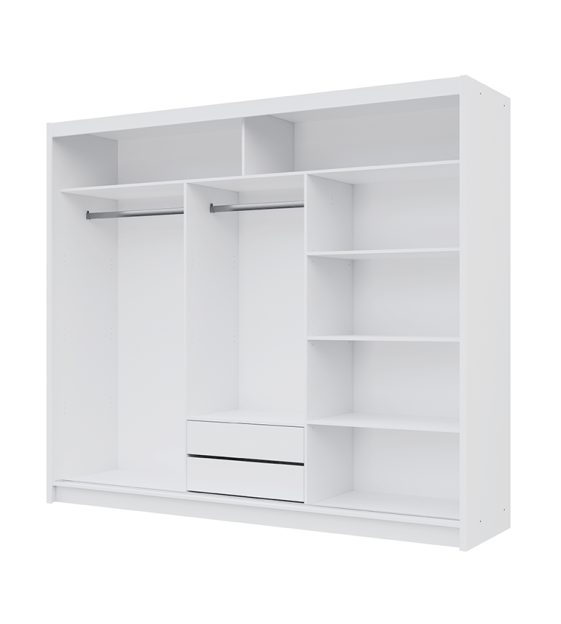 GABA PREMIUM VTA 250 cm Sliding Door Wardrobe with Mirror