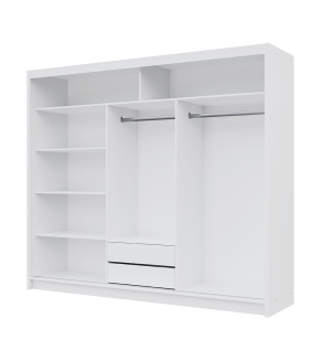 GABA PREMIUM VTA 250 cm Sliding Door Wardrobe with Mirror